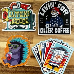 Dutch Bros Vibrant Sticker Collection